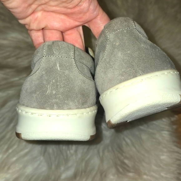 ELEVENTY Suede Slip-On Sneakers 2 tone gray beige 44 - Picture 9 of 12